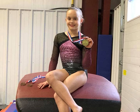 Congratulations Ally on being the 2018 New York State Level 6 Vault Champion!